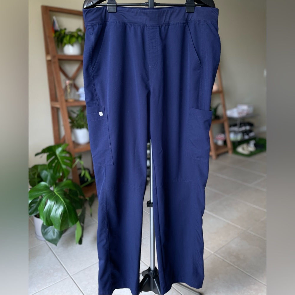 Navy Blue Figs scrub bottoms